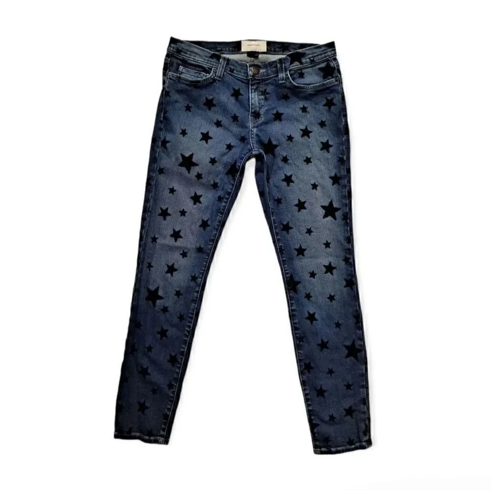 Current/Elliott Stiletto Skinny Jeans Denim Blue